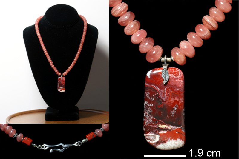 Agate (NS)/ss Necklaces